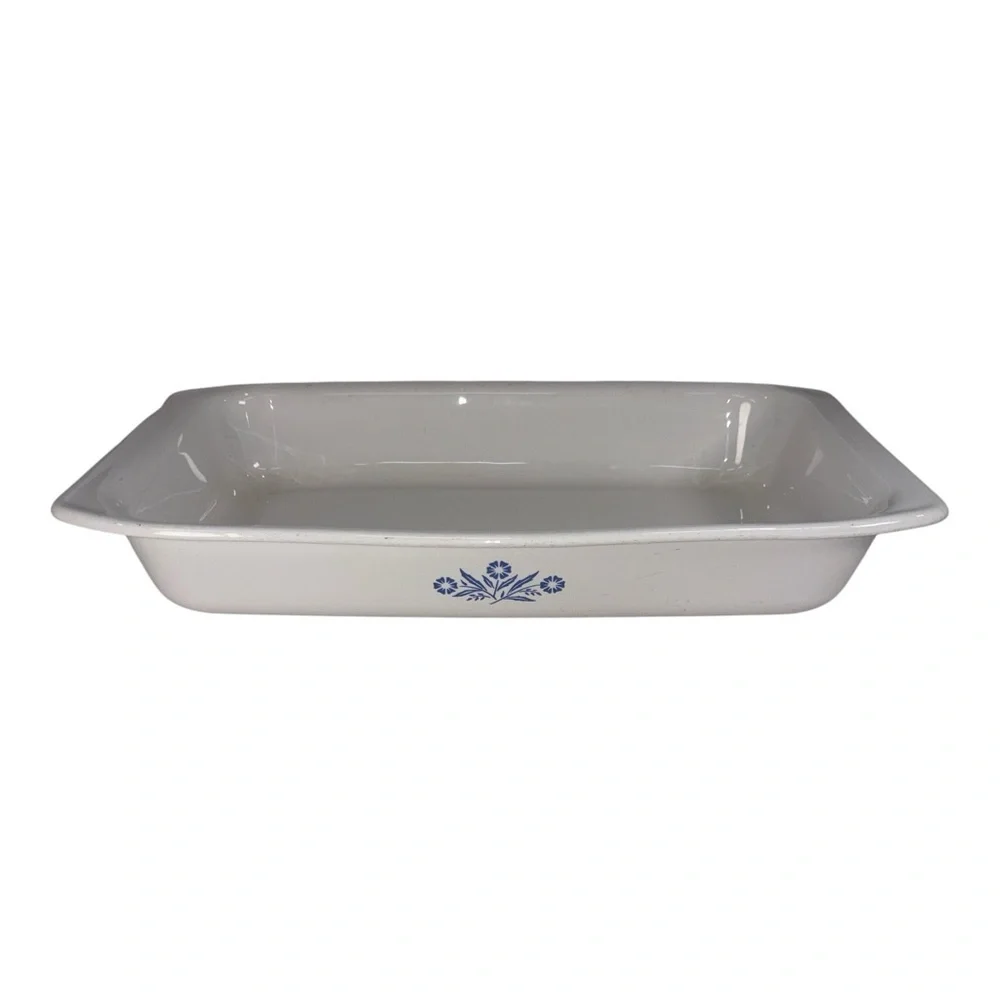 Vintage CorningWare Blue Cornflower P-76-B XL Roaster Pan 15